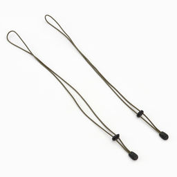 Шнурки-резинки для обуви эластичные с фиксатором без завязок, круглые - 3 мм, 100 см, олива - Simaland фото 2