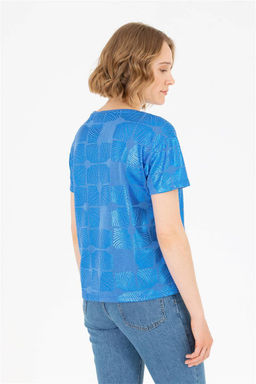 Женская футболка Saks с круглым вырезом Неожиданная скидка в корзине - U.s. polo assn фото 5