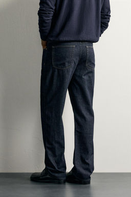 JEANS STRAIGHT FIT / ?ndigo oscuro - Zara фото 3