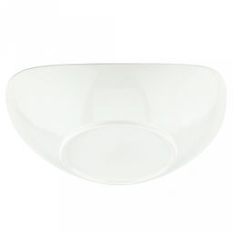 Облако Тарелка глубокая фарфоровая 230х230х62мм, 900мл, треугольная форма, рельефный декор - голубой, отводка, белый (Китай) - Домашняя мода фото 3