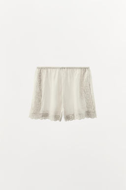 EMBROIDERED BEADED SHORTS - Zara фото 5