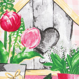 Набор кухонных полотенец Доляна Самой заботливой, 35х60см-2шт, 100% хл  фото 3