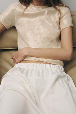 SEQUIN KNIT SWEATER - Zara фото 3