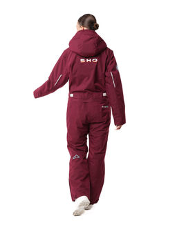 Комбинезон B-9063 Темно-бордовый