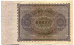 Банкнота 100000 марок 1923 года Германия