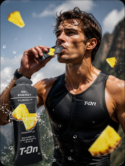 Углеводный гель ENERGY GEL FUSION LINE со вкусом АНАНАСА 60г ТМ T-on
