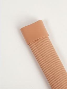 Цена за 2 шт. Напальчник - трубка от мозолей и натирания, для пальцев рук и ног, с силиконом, d=2×15 см, бежевый