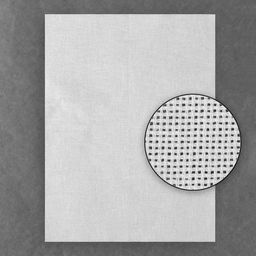 Канва для вышивания, №14, 30×40 см, белая