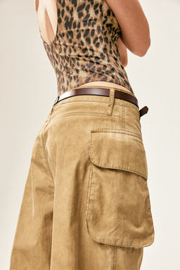 Pantalon cargo holgado - H&m фото 5