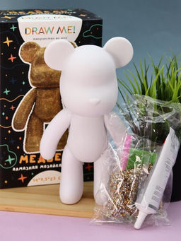 Алмазная мозаика на фигурке Draw Me! Gold bear, (14*9.5*23 см)