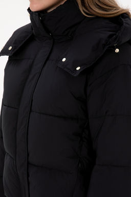 Kad_n Siyah Mont Sepette S_rpriz _ndirim