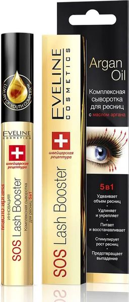 EVELINE Сыворотка для роста ресниц SOS LASH BOOSTER 5в1, 10 мл  фото 2