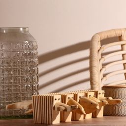 Сувенирный музыкальный инструмент "Трещотка" 25х9,5х4 см  МИКС