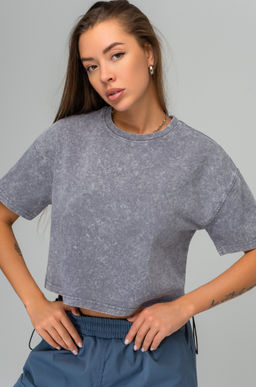 Женская укороченная футболка Happyfox