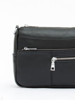 Сумка женская кожаная 2041-9NN black Natale Navetta