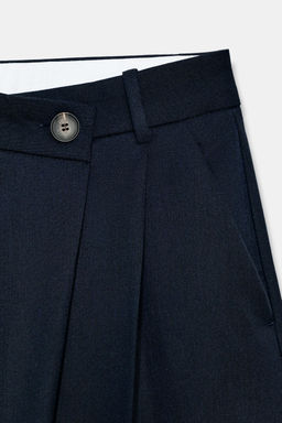 CROPPED TROUSERS WITH WRAP WAIST - Zara фото 9