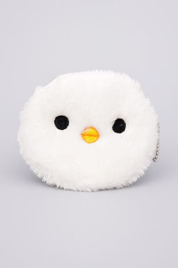 Кошелёк плюшевый "Ducking", white (10*11 см)