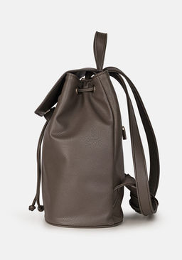 Рюкзак Модель №1581 | кожзам | гладкий | серый | Р921-9 | 33005 - L-craft фото 4