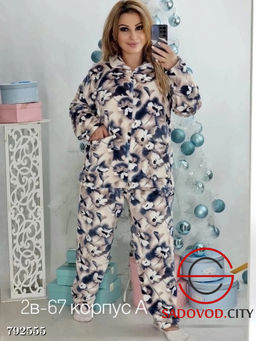 пижама великан женская с принтом - Bruno фото 2