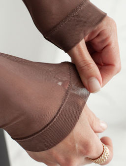 D29.277 Блузка женская кофейный