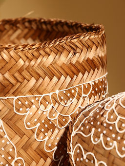 Корзинка плетёная «Марокко», 14×14×23 см