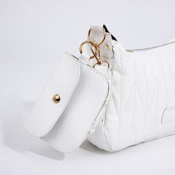 Сумка кросс-боди на молнии, цвет белый - Simaland фото 6