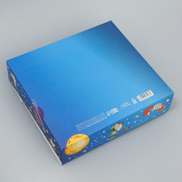 Цена за 5 шт. Коробка подарочная складная с пластиковым окном, упаковка, «Космос», 20×18×5 см