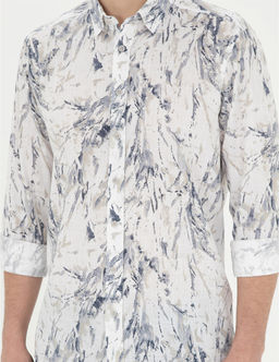 A__k Mavi Regular Fit Uzun Kollu G_mlek - Pierre cardin фото 6