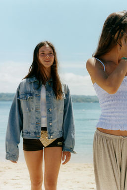 CAZADORA DENIM / Azul
