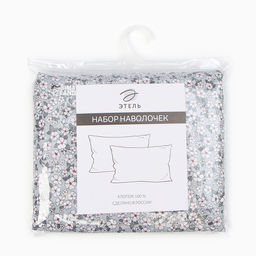 Комплект наволочек Этель Small flowers, 70х70 см - 2 шт., поплин  фото 5