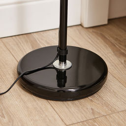ULM-T600 2х6W/4500K/DIM BLACK Торшер напольный светодиодный, 2х6W. Сенсорный выключатель. Диммер. Черный. ТМ Uniel