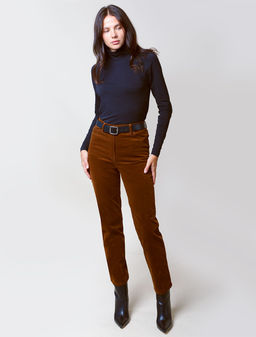 D24.283 Брюки женские светло-коричневый