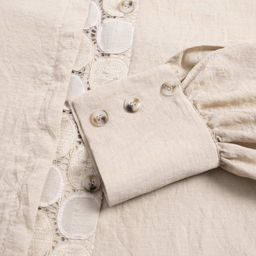 Рубашка вискозная, Кружевной повод (пульс сердца) - Charutti фото 5