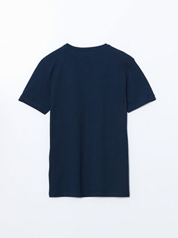 Bisiklet Yaka Penye Erkek Ti??rt