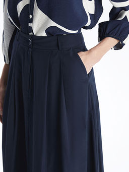 Standart Fit Poplin Kad?n Etek