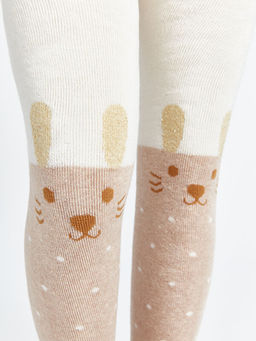 Desenli K?z ?ocuk Havlu K?lotlu ?orap