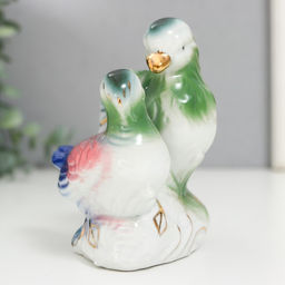 Фигурка керамика «Уточки-мандаринки цветные», 11×7×11.5 см