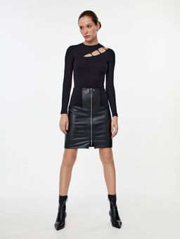 CONTE LU 2404 Юбка женская black