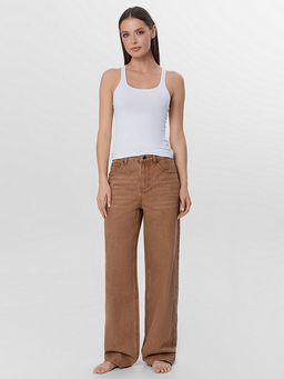 Джинсы женские коричневые - Mark formelle фото 4