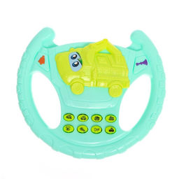 Руль музыкальный Экскаватор, звуковые эффекты, МИКС