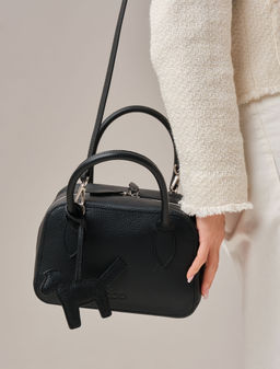 Кожаная сумка Polly summer DBR 31401 черный фото 3