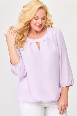 Блуза Swallow 803.2 черный+серебряный узор фото 508