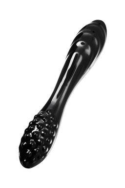 Двусторонний фаллоимитатор Satisfyer Dazzling Crystal 1, стекло, черный, 18,5 см  фото 6