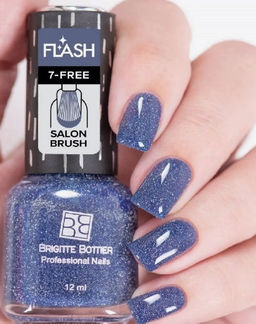 Brigitte Bottier Лак FLASH (Вспышка) светоотражающий эффект тон 05 синий 12мл