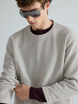 Bisiklet Yaka Erkek Triko Kazak