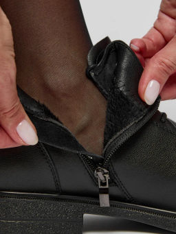 Ботинки жен., черный., фурн., н/к, байка 808029-4