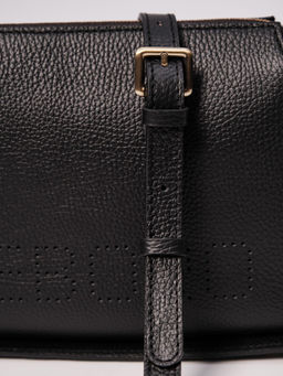 Сумка кожаная на плечо Deboro 30790 черный