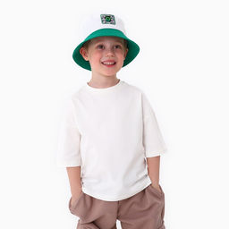 Панама детская «Игра», белая, р-р 54