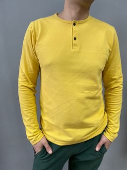 100% ХЛОПОК ПИКЕ Лонгслив мужской - Knitka wear фото 2