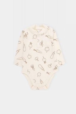 Crockid _ К 6527/осенний урожай на античном белом полукомбинезон яс